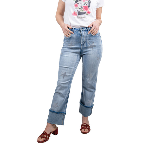 Jeans con stelle.