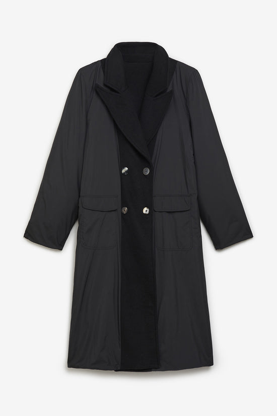 Malìparmi cappotto misto lana reversibile Eco Wool