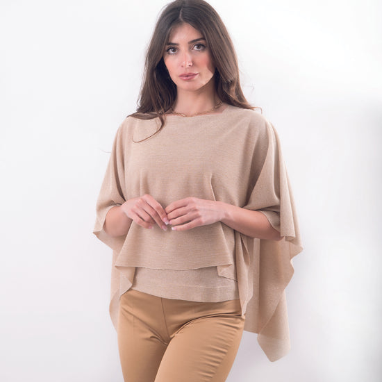 Mantella in lurex oro