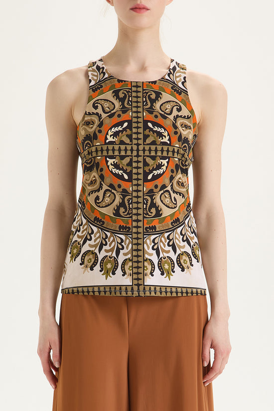 Malìparmi top Suzani Crown Jersey