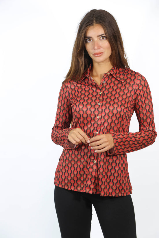 Malìparmi camicia Frieze Print