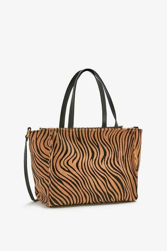 Borsa pelle leopardata