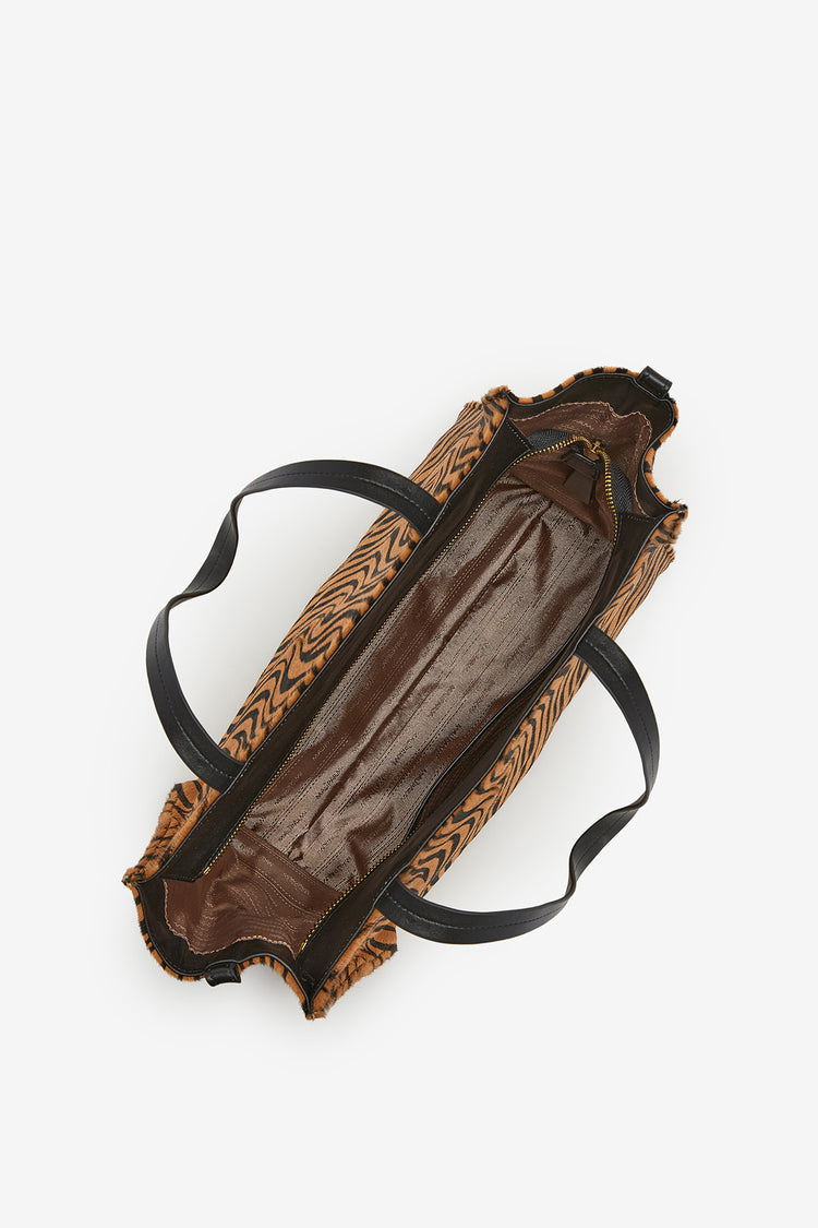 Borsa pelle leopardata