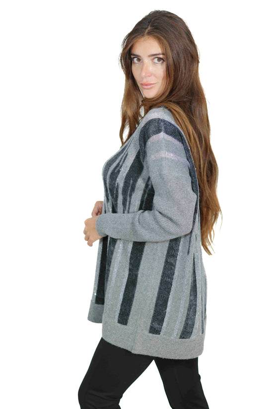 Rocco Ragni Maglia ad intarsio con scollo a barca