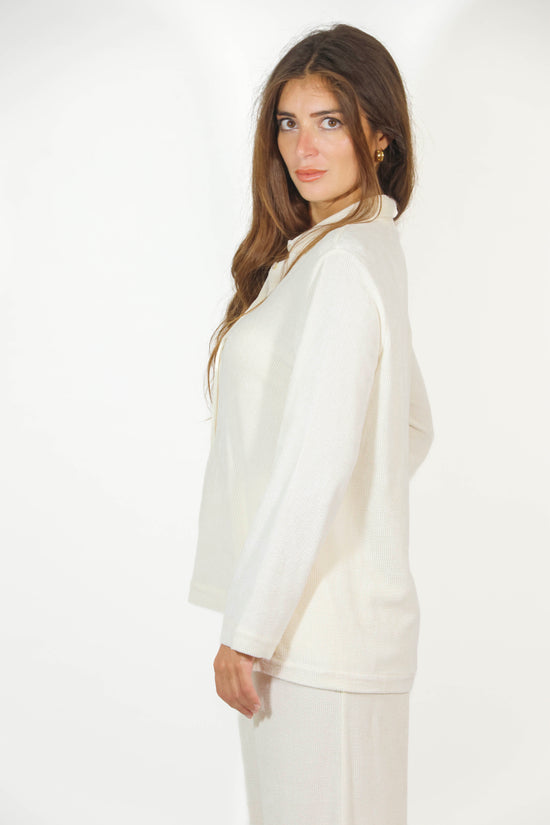 Whyci camicia costine viscosa