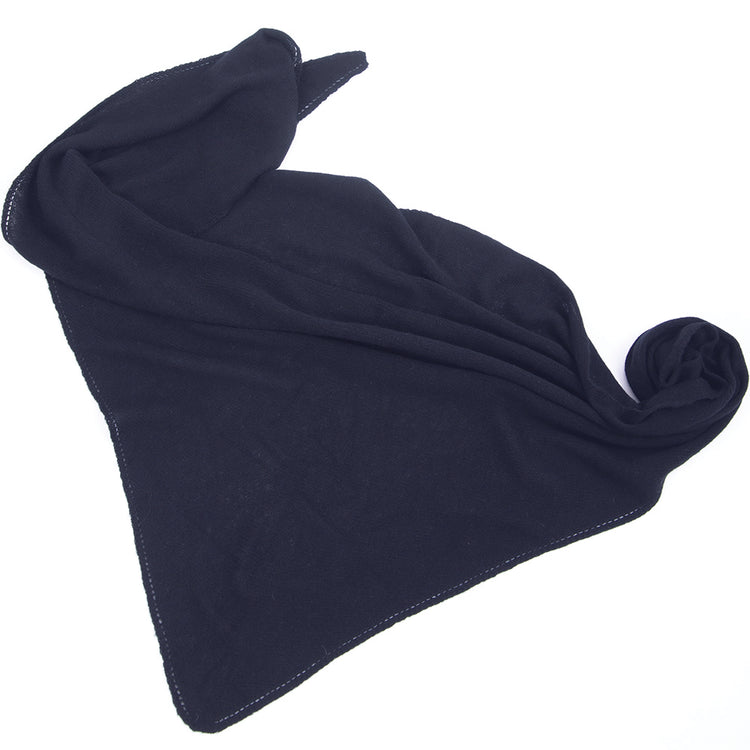 Kefia in cashmere nero