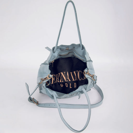 Shopping trapuntata laser sangallo verde