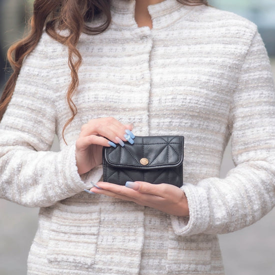 Caterina Lucchi portafoglio tasca trapuntato