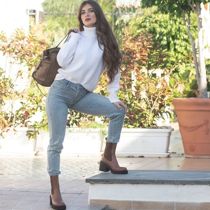 Jeans elasticizzato gamba stretta