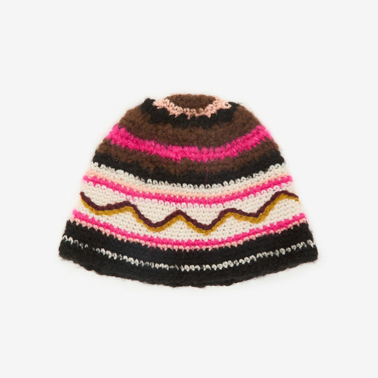 Cappello in lana marrone