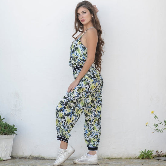 Paola Tienforti pantalone floreale