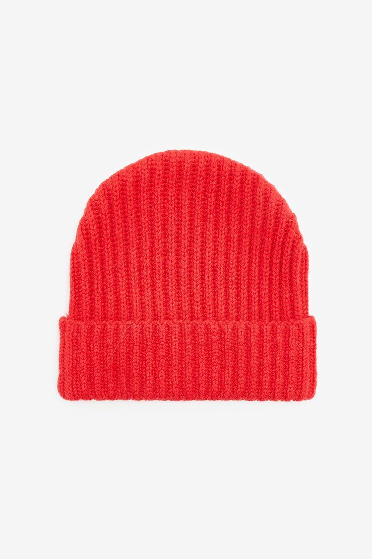 Cappello lana rosso