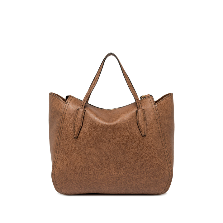 Borsa in pelle marrone