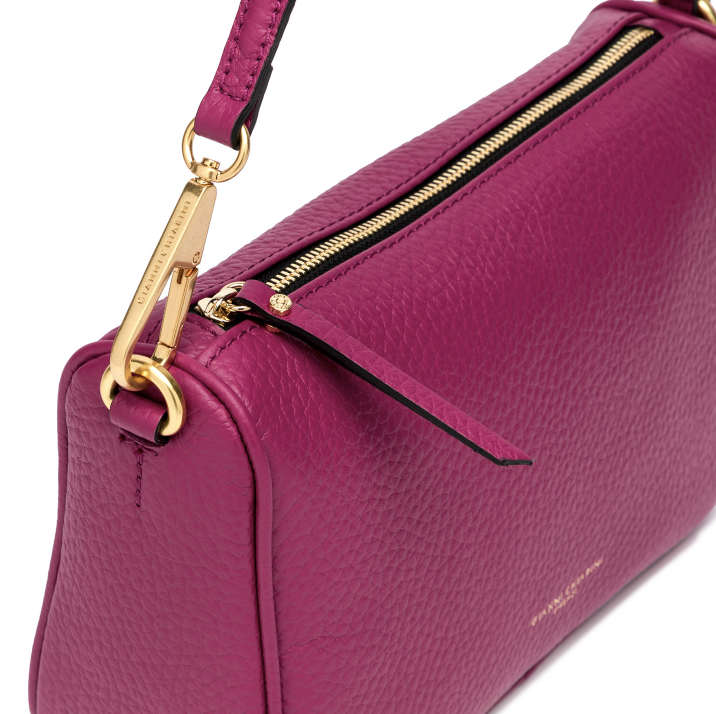 Borsetta in pelle fucsia