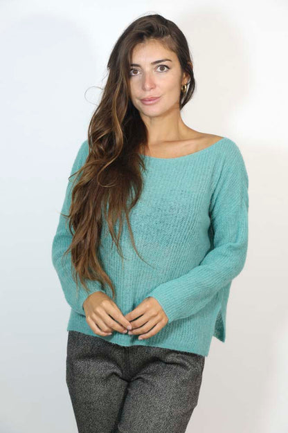 Rosso35 maglia in misto alpaca legger
