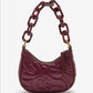 Pochette in nylon bordeaux